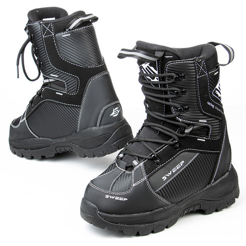 Bootsi Snowmobile Sweep Yeti snowmobile boots black/white